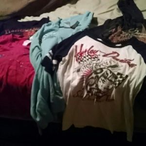 Harley shirt lot